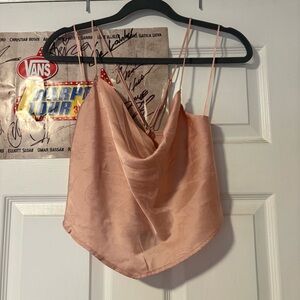 Le Lis Satin Handkerchief Top
